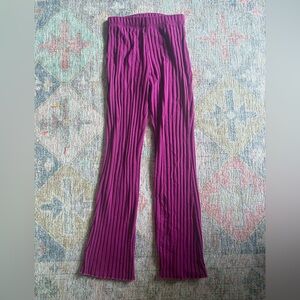 Vibrant Ribbed Pants Simon Miller Cyrene Flares